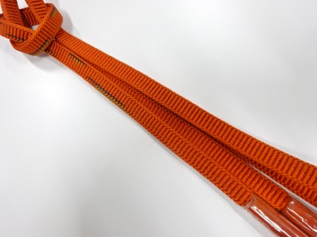 未使用品　正絹　撚り房　手組帯締め